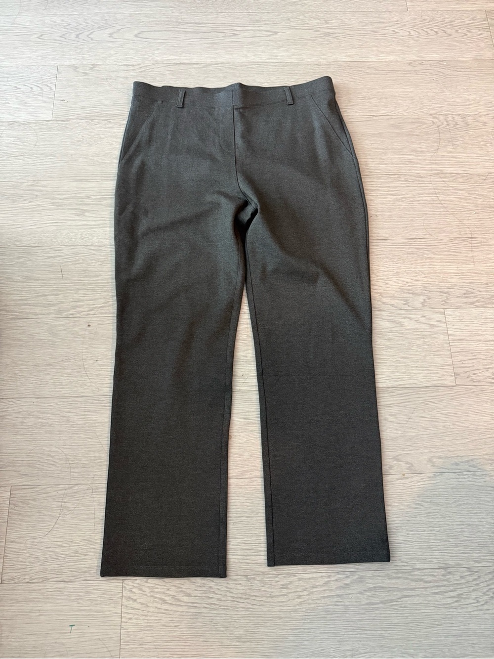 Quince Charcoal Ponte Pants - Straight Leg - Size XLP